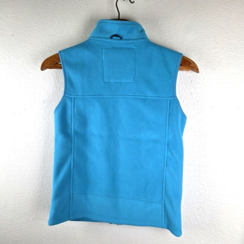 Women's Emperor Penguin Fleece Light Blue Base Layer Fleece Vest Size Small - Picture 6 of 9